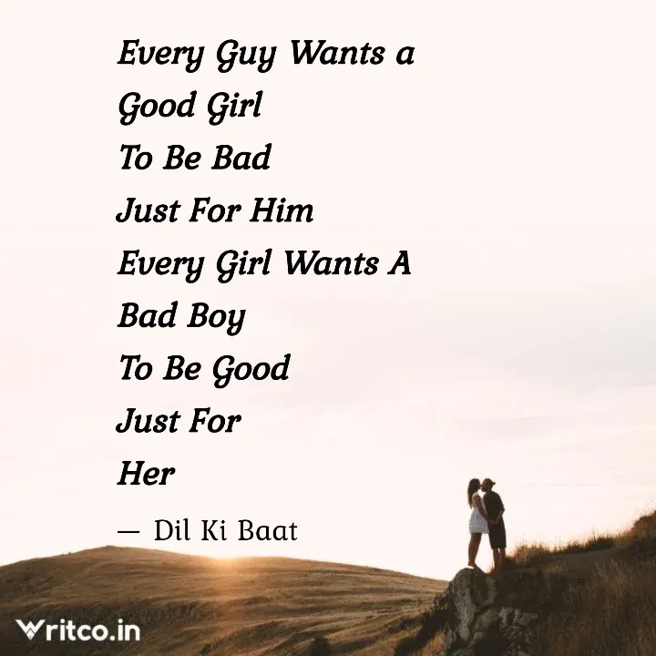 good girl bad boy quotes