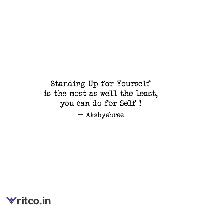 standing up for yourself quotes and sayings