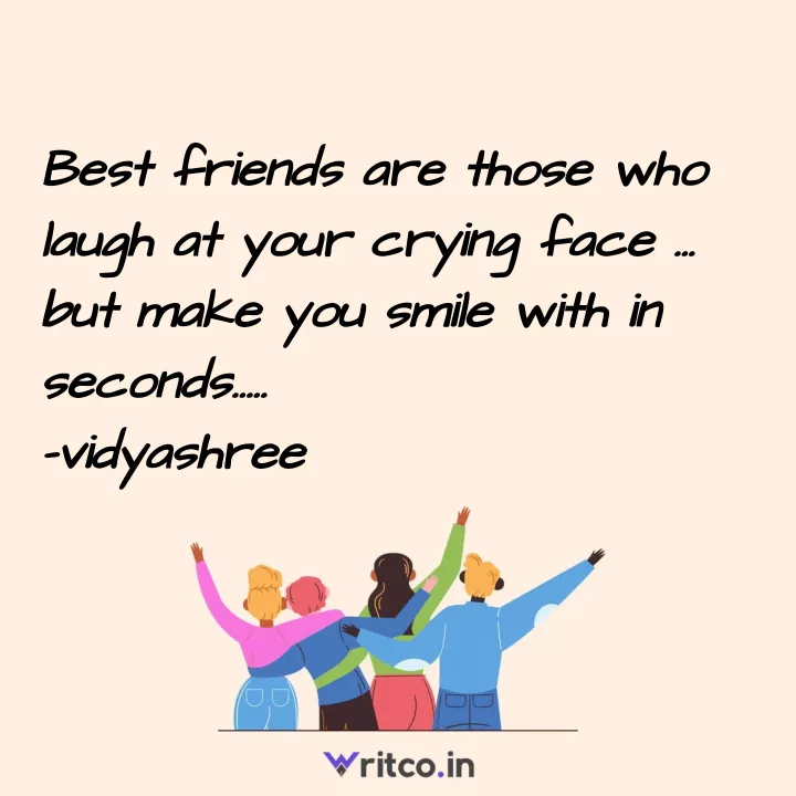 best friends crying