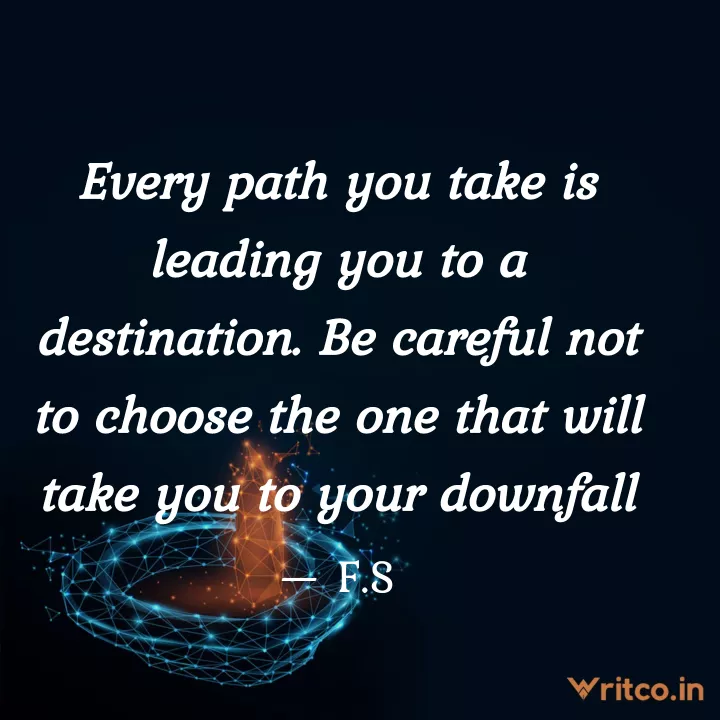 the path you take quotes