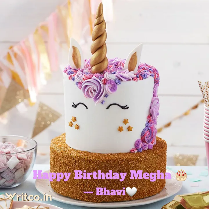 Happy Birthday Megha 🎂 | Quote by Miss Sinha | Writco