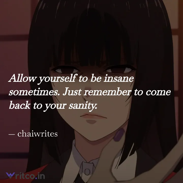 anime insanity quotes