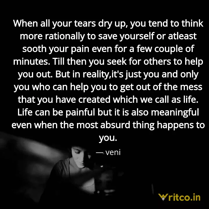 tears dry on their own quotes