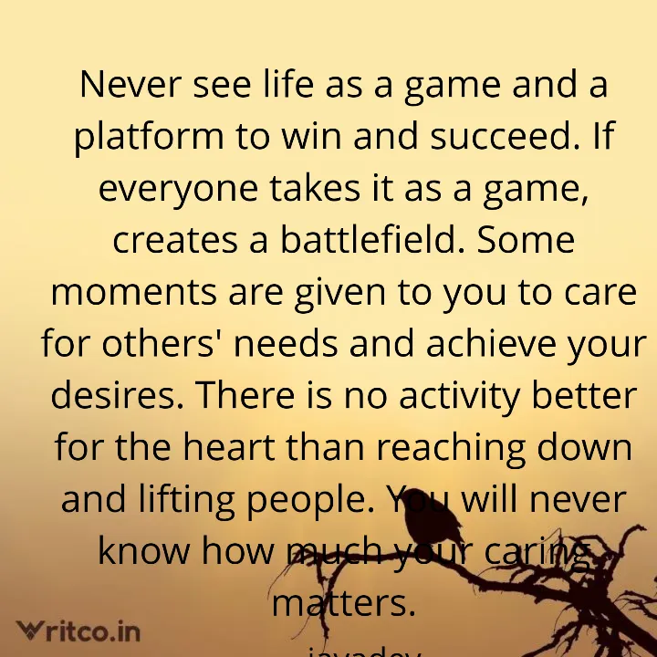 How to Succeed and Win at the Game of Life