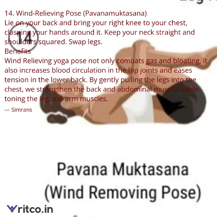 Pavanamuktasana Steps and Benefits