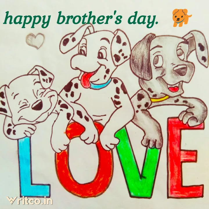 Brothers day Drawing - YouTube