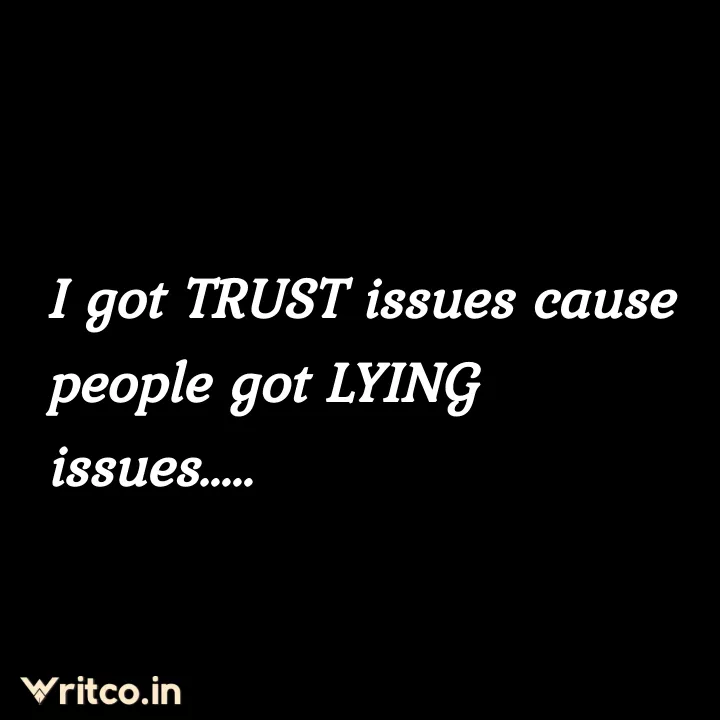 trust issues quotes