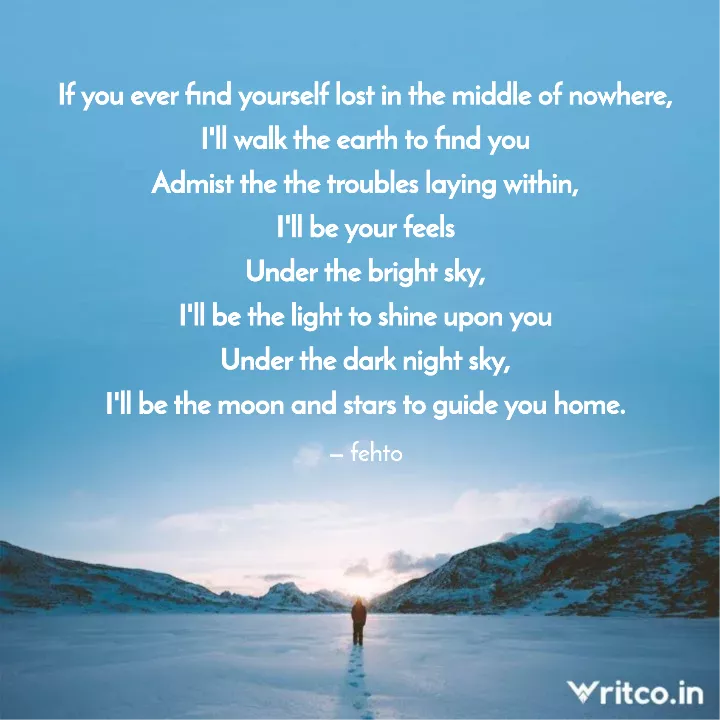 Find yourself & be that.. - 'From the Earth