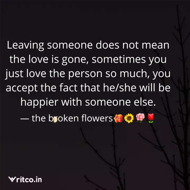 leaving someone quotes