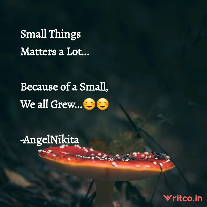 small things matter quotes