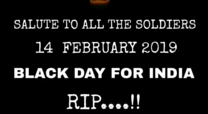 14th February - Black Day for Every Indian | Tribute to Pulwama Martyrs