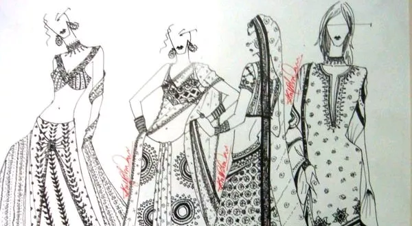 Draw traditional and digital fashion illustration by Ramaak | Fiverr